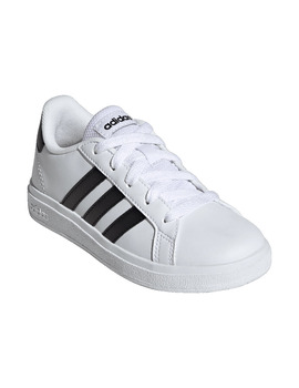 zapatilla adidas niño GRAND COURT 2.0 K, blanco/negro