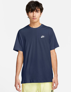 camiseta nike manga corta marino