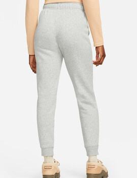 pantalón nike mujer  de algodón con puño, gris