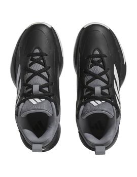 zapatilla de baloncesto adidas CROSS EM UP SELECT Junior, negro/blanca