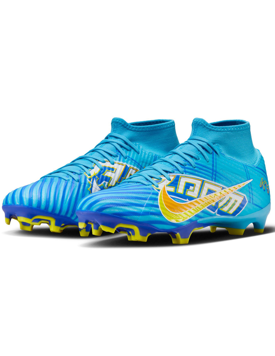 bota de fúbol nike Kylian Mbappe ZOOM MERCURIAL SUPERFLY 9 azul