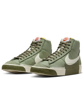 zapatilla nike  BLAZER MID PRO CLUB verde oliva