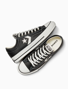 zapatilla baja converse STAR PLAYER 76, negro/blanco
