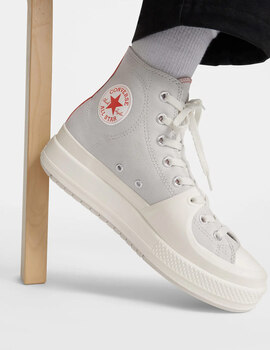 zapatilla converse CHUCK TAYLOR ALL STAR CONSTRUCT, blanco roto