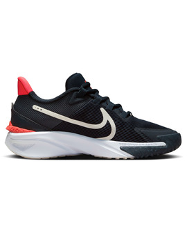 zapatilla running nike junior  STAR RUNNER 4 , marino/blanco/rojo