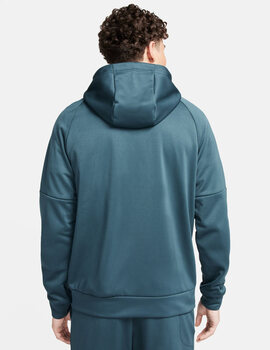 sudadera abierta nike con capucha THERMA verde