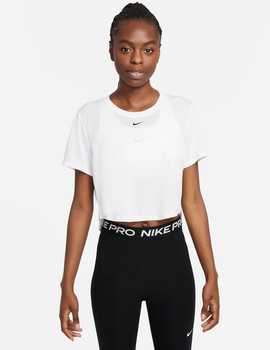 camiseta manga corta mujer nike  DRI-FIT ONE blanco