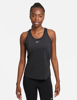 camiseta asas nike  DRI-FIT ONE mujer SLIM FIT/ negro