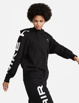 sudadera abierta nike mujer  AIR WOMEN'S OVERSIZED, negro