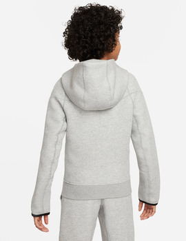 chaqueta nike junior  TECH FLEECE gris