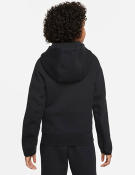 chaqueta nike junior  TECH FLEECE negro