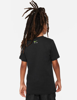 camiseta manga corta nike junior  AIR BIG negro