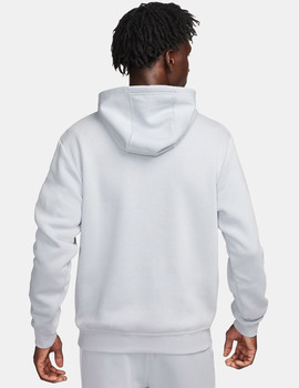 sudadera nike con capucha hombre gris/blanco