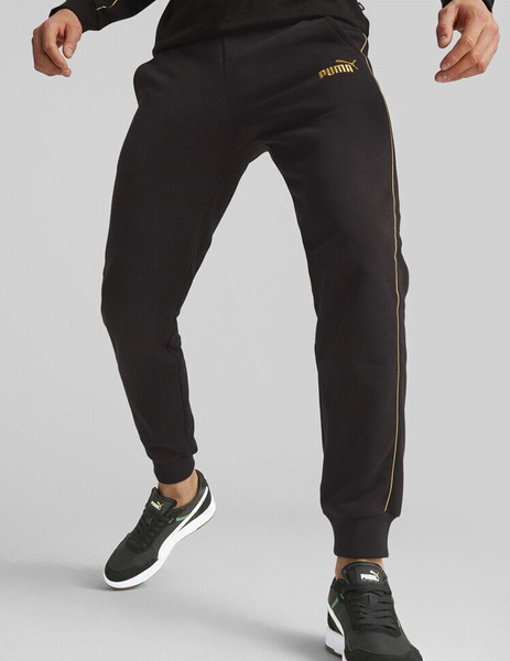 pantalón de chandal puma hombre MINIMAL GOLD negro