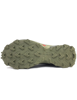 zapatilla salomon hombre  ALPHACROSS 5 Gore-tex, verde