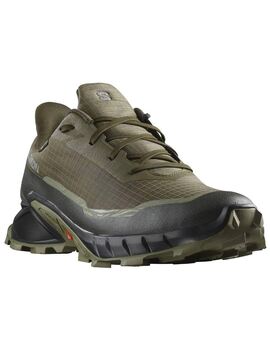 zapatilla salomon hombre  ALPHACROSS 5 Gore-tex, verde