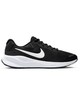 zapatilla running hombre nike  REVOLUTION 7, negro/blanco