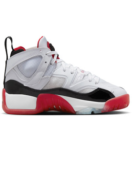 zapatilla Jordan junior JUMPMAN TWO TREY BIG , blanco/negro/rojo