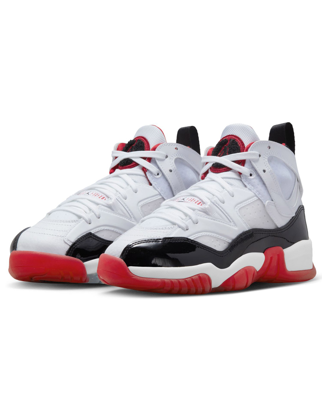 zapatilla Jordan junior JUMPMAN TWO TREY BIG , blanco/negro/rojo