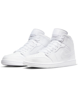 zapatilla AIR JORDAN 1 MID blanco