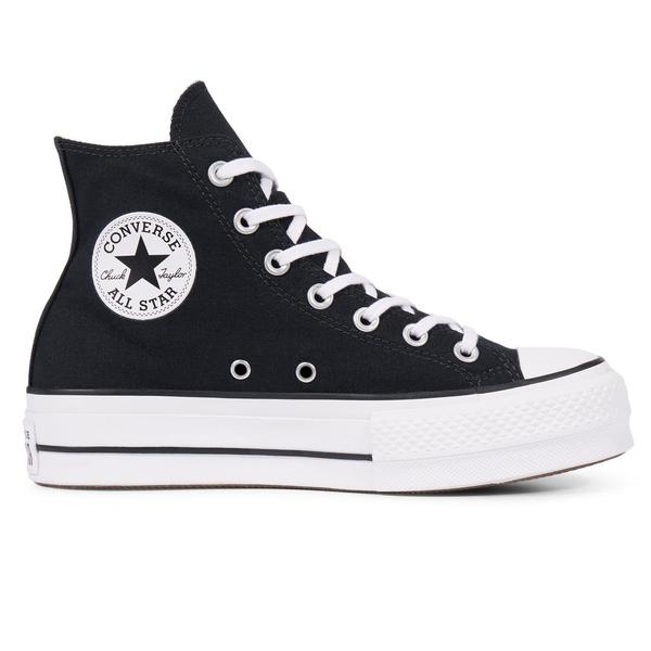 zapatillas converse negras con plataforma