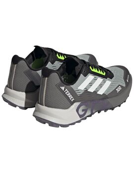 zapatilla adidas gore-tex TERREX AGRAVIC FLOW, gris-lima-malva