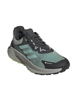 zapatilla adidas gore-tex TERREX SOULSTRIDE FLOW  mujer, veerde-gris