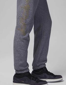 pantalón largo Jordan  FLIGHT B&G gris/dorado