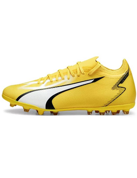 bota de fútbol hombre ULTRA MATCH MG, amarillo