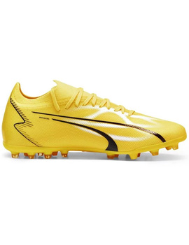 bota de fútbol hombre ULTRA MATCH MG, amarillo