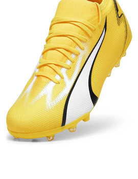 bota de fútbol hombre ULTRA MATCH MG, amarillo