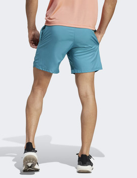 short running adidas hombre 5"  turquesa