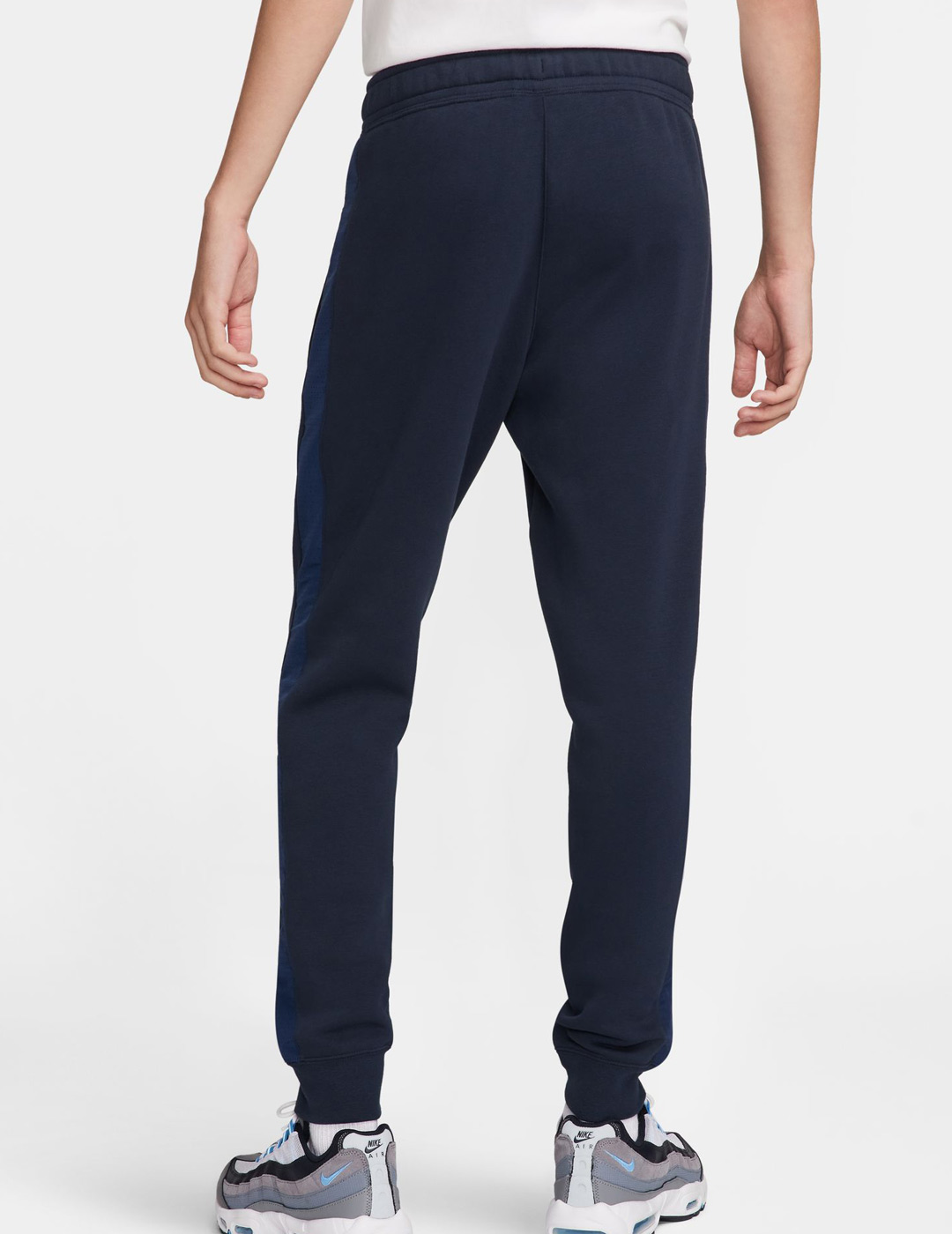 pantalón chandal hombre nike algodón con puño, marino