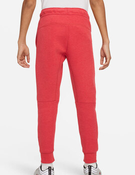 pantalón nike TECH FLEECE junior rojo