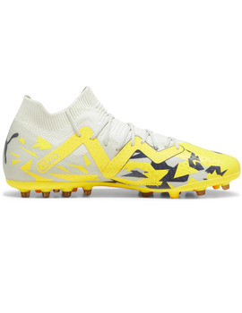 bota de fútbol puma hombre  FUTURE MATCH MG, gris amarillo