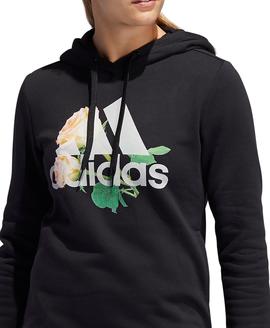 SUDADERA DE CAPUCHA ADIDAS CON DETALLE FLORAL