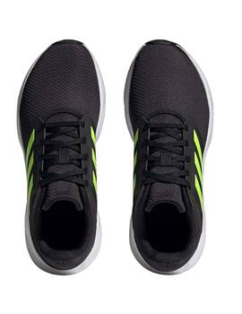 zapatilla running adidas GALAXY 6 M, negro/verde fluor