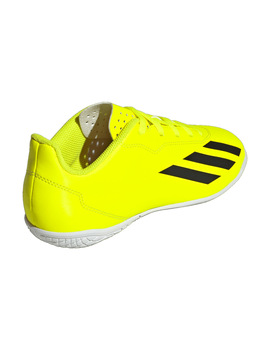 zapatilla fútbol sala adidas X CRAZYFAST CLUB IN J, amarillo fluor