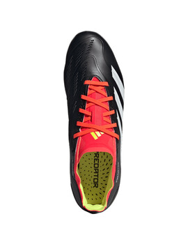 bota de fútbol adidas PREDATOR LEAGUE MG, negro/blanco/naranja