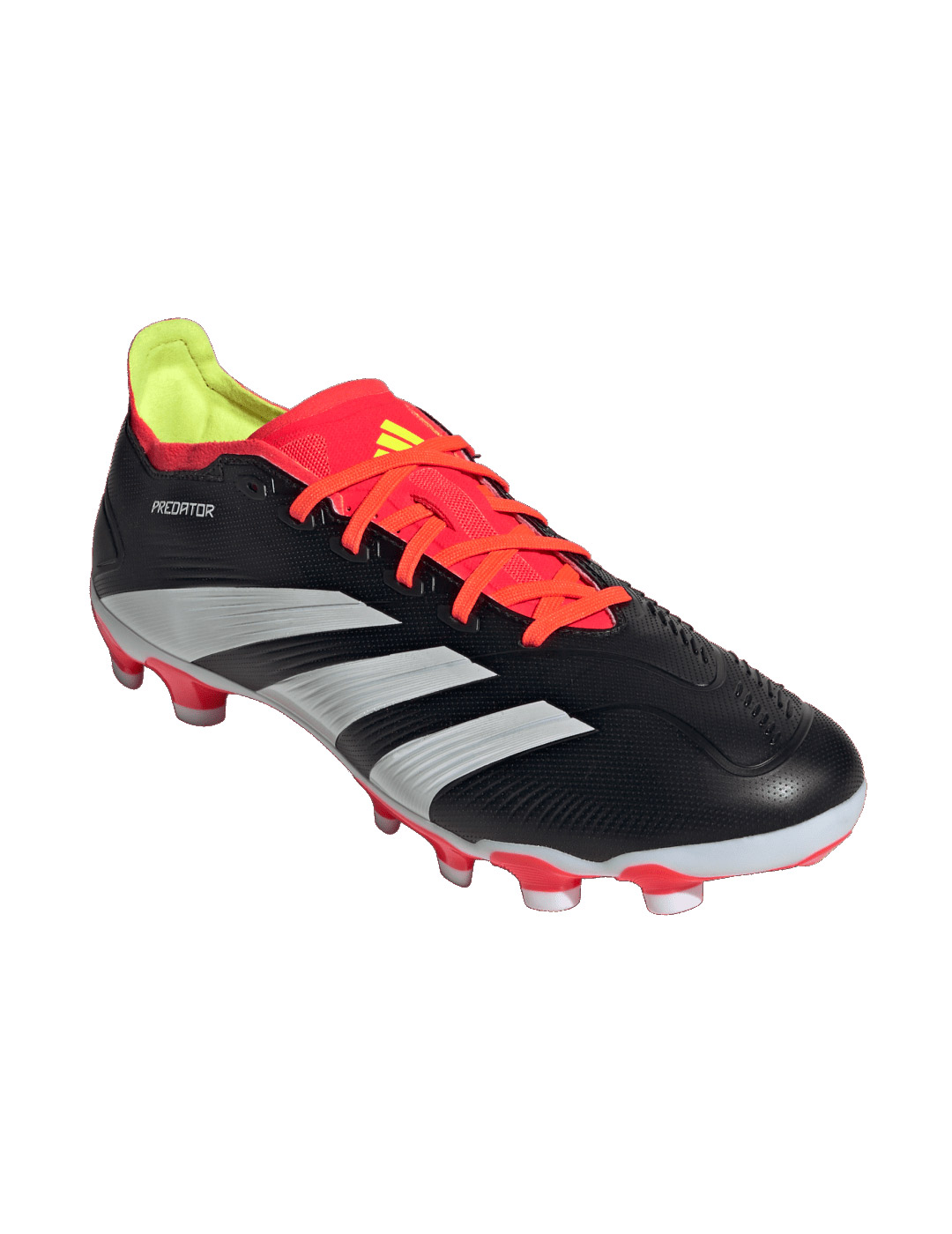 bota de fútbol adidas PREDATOR LEAGUE MG, negro/blanco/naranja