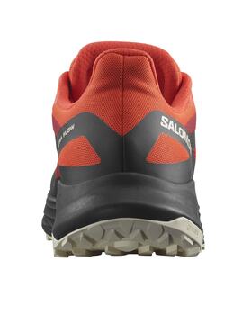 zapatilla salomon trail running  ULTRA FLOW rojo/negro