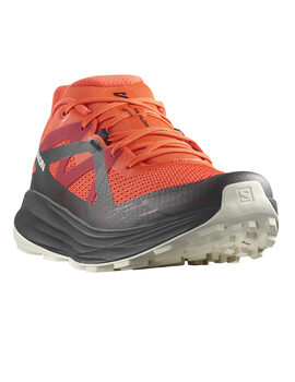 zapatilla salomon trail running  ULTRA FLOW rojo/negro