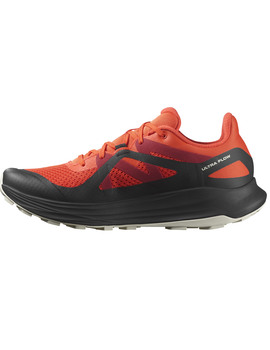 zapatilla salomon trail running  ULTRA FLOW rojo/negro