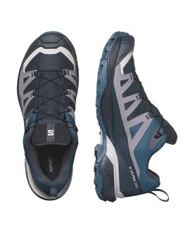 zapatilla salomon goretex X ULTRA 360 azul/gris