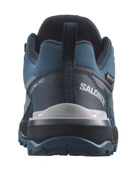 zapatilla salomon goretex X ULTRA 360 azul/gris