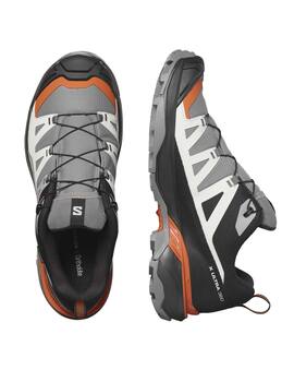zapatilla salomon GORE-TEX, X ULTRA 360 GTX gris/naranja/blanco