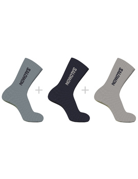 calcetines salomon  EVERYDAY alto  3-PACK multicolor