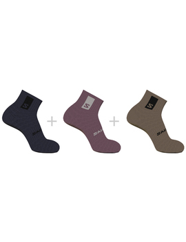 calcetines salomon  EVERYDAY alto  3-PACK multicolor