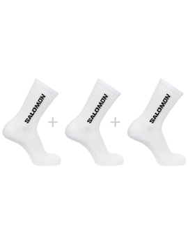 calcetines salomon  EVERYDAY CREW 3-PACK blanco/blanco