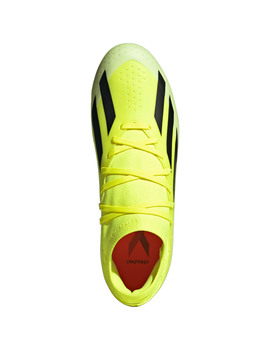 bota de fútbol adidas X CRAZYFAST LEAGUE 2G/3G AG, amarillo fluor